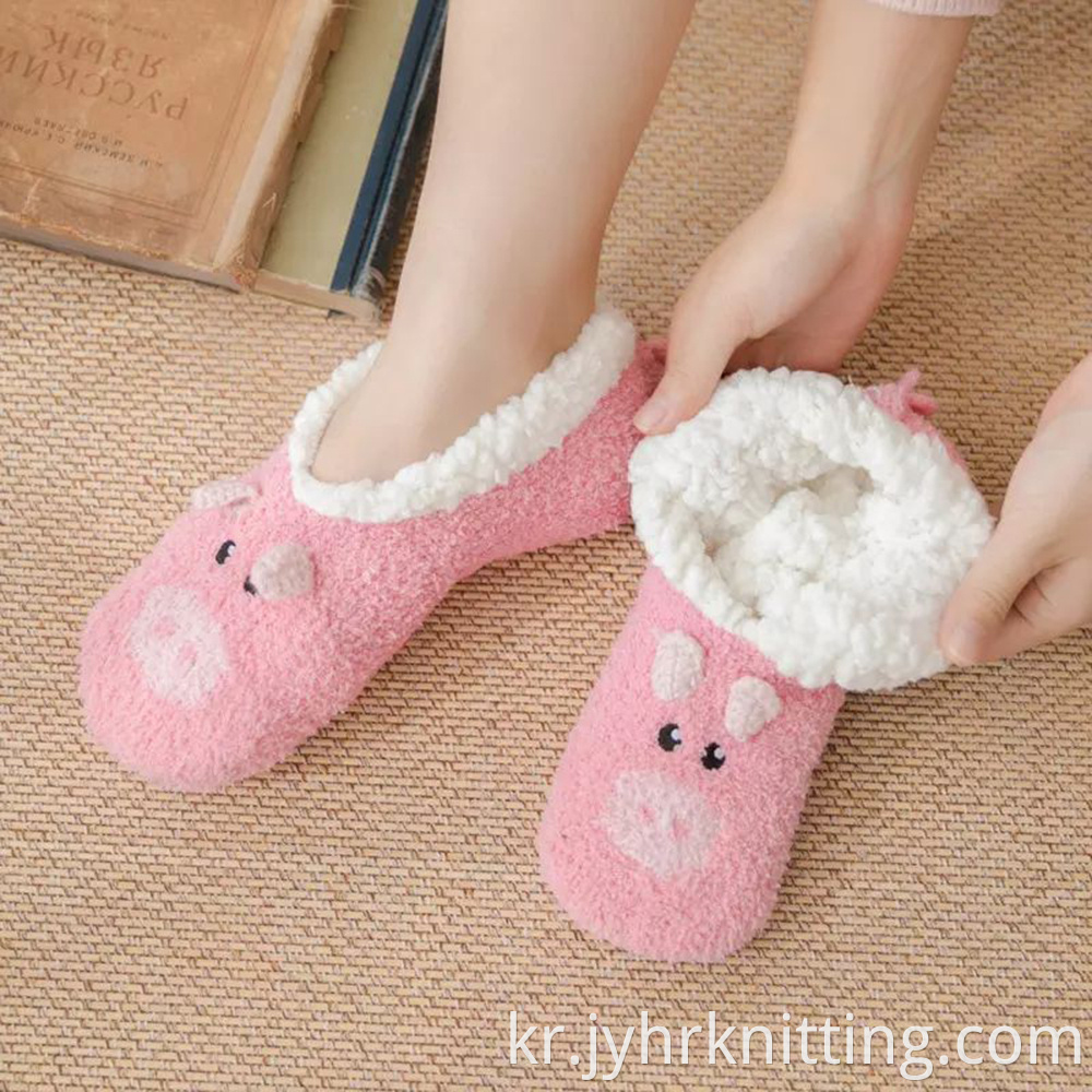Fuzzy Warm Woman S Slipper Socks